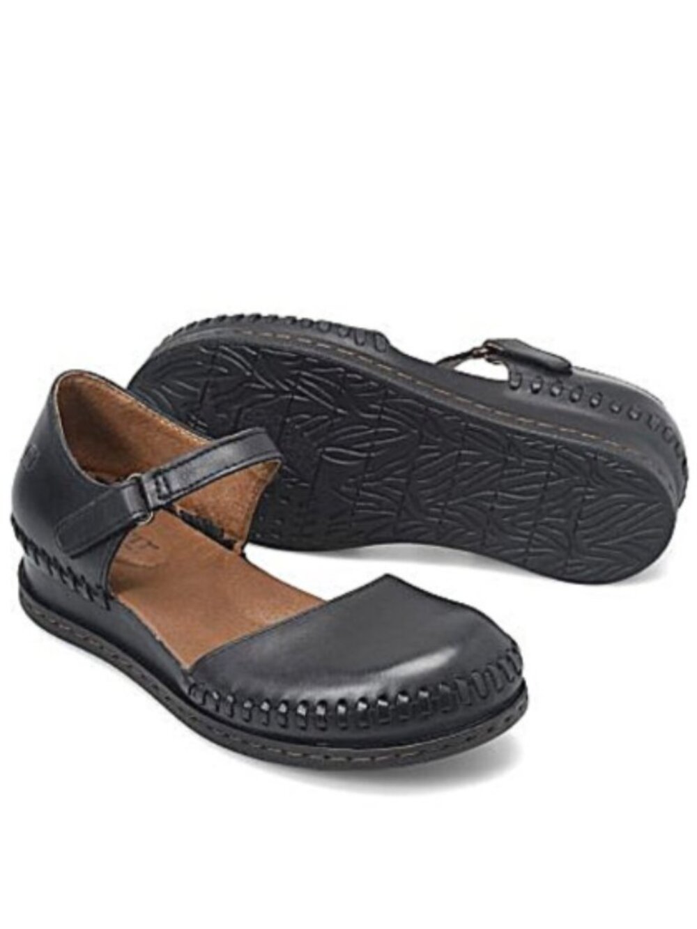 BORN Leather Ela Comfort Sandals
